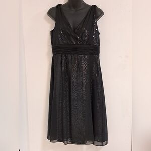 Ann Taylor Black Sequin Dress